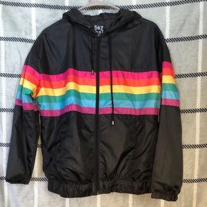 Pride theme black jacket